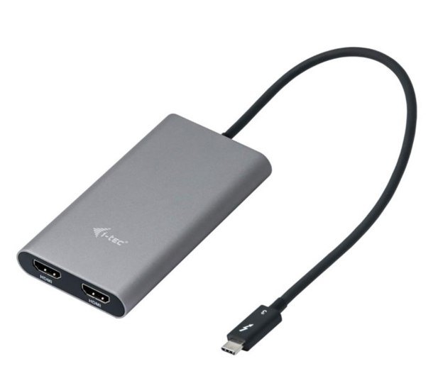 I-TEC Adapter Thunderbolt 3 - Dual HDMI 60Hz do notebooków i tabletów TB3DUAL4KHDMI - 518366 - zdjęcie